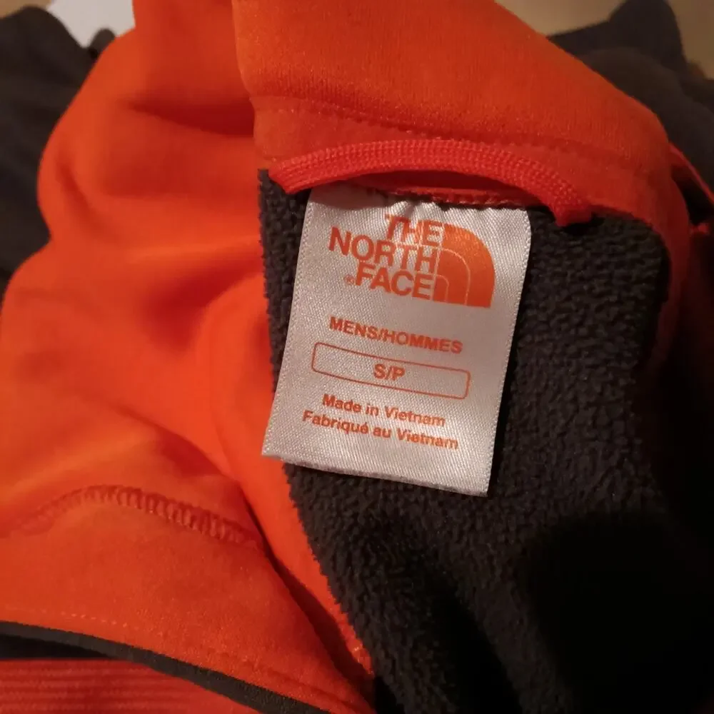 The North Face Men's Halfdome Hoodie Gray Orange